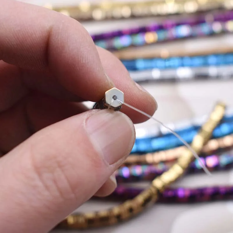 Мм натуральные гематитовые бусины - Фотография_2