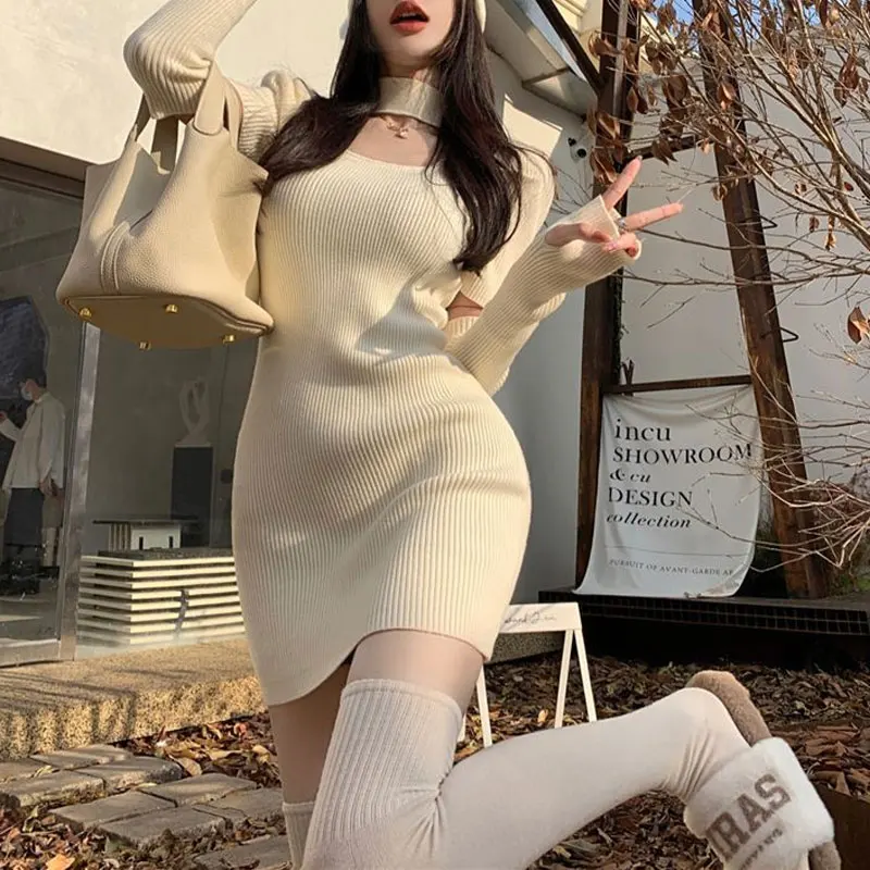 Aura трикотажные платья с тонкой - Фотография_2
