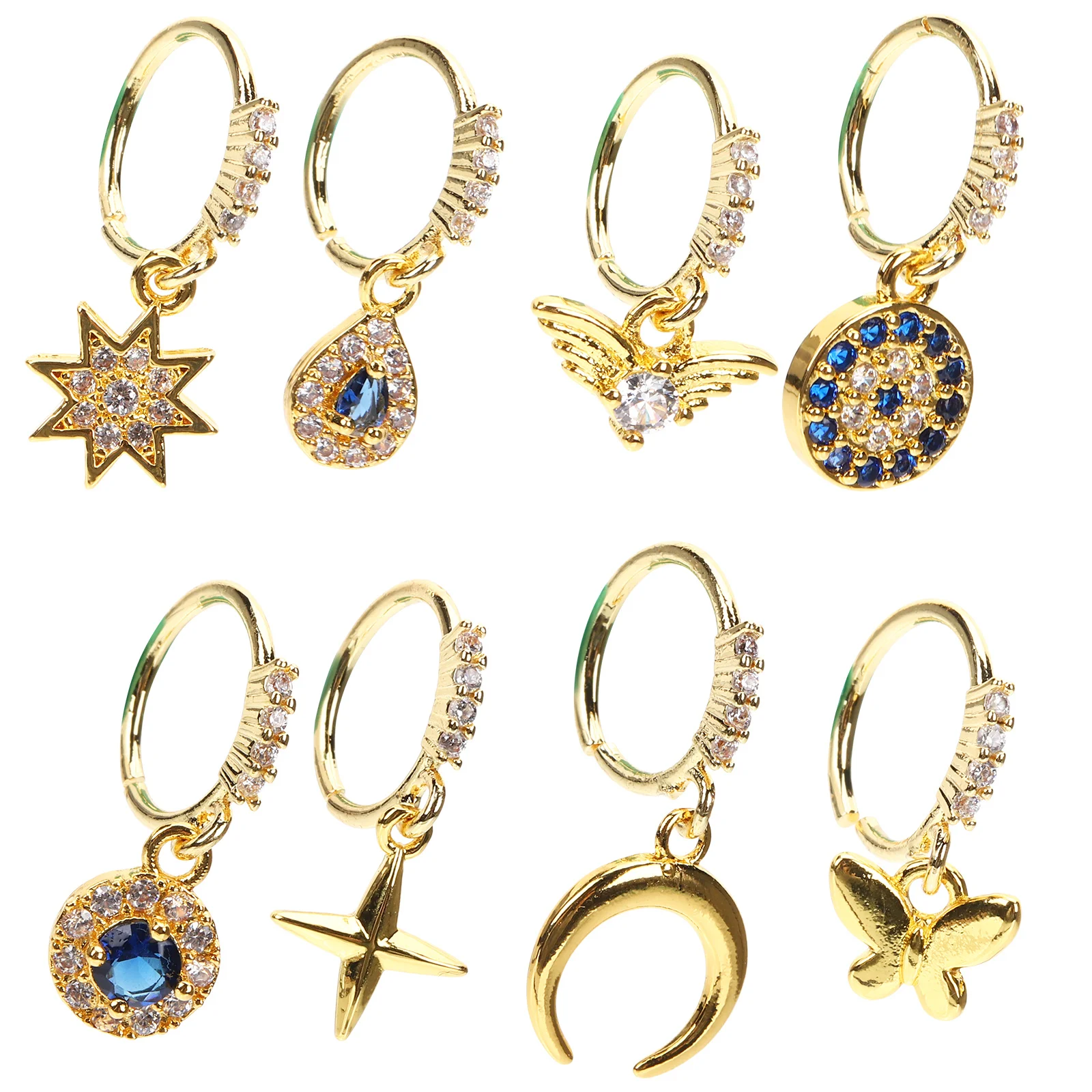 Кольца в носу, обручи из сплава - Фотография_6