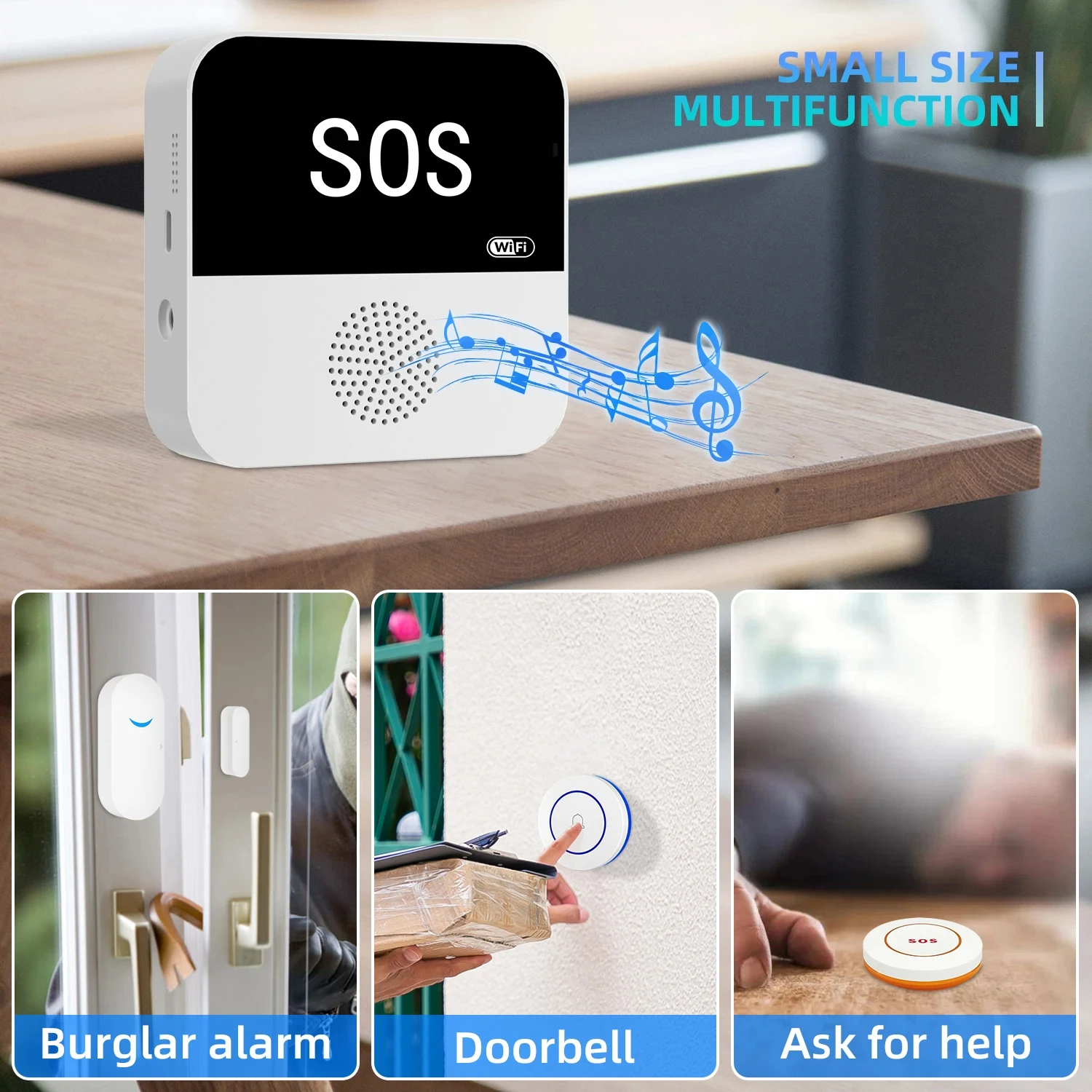 Беспроводной wi-fi пейджер для пожилых людей - Фотография_6