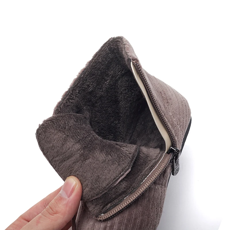 Пара стильных вельветовых зимних - Фотография_4