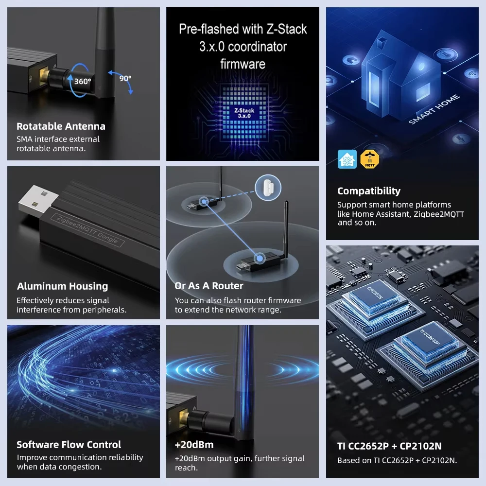 Zigbee 3.0 usb dongle plus zb dongle - Фотография_3