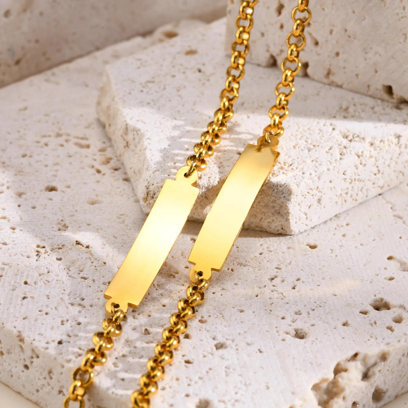 Браслеты vnox с бесплатной гравировкой имени и даты для женщин и девочек - Фотография_5