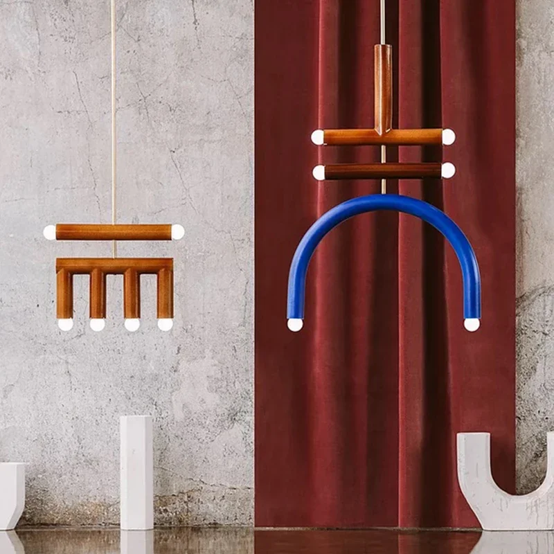 Креативная радужная люстра