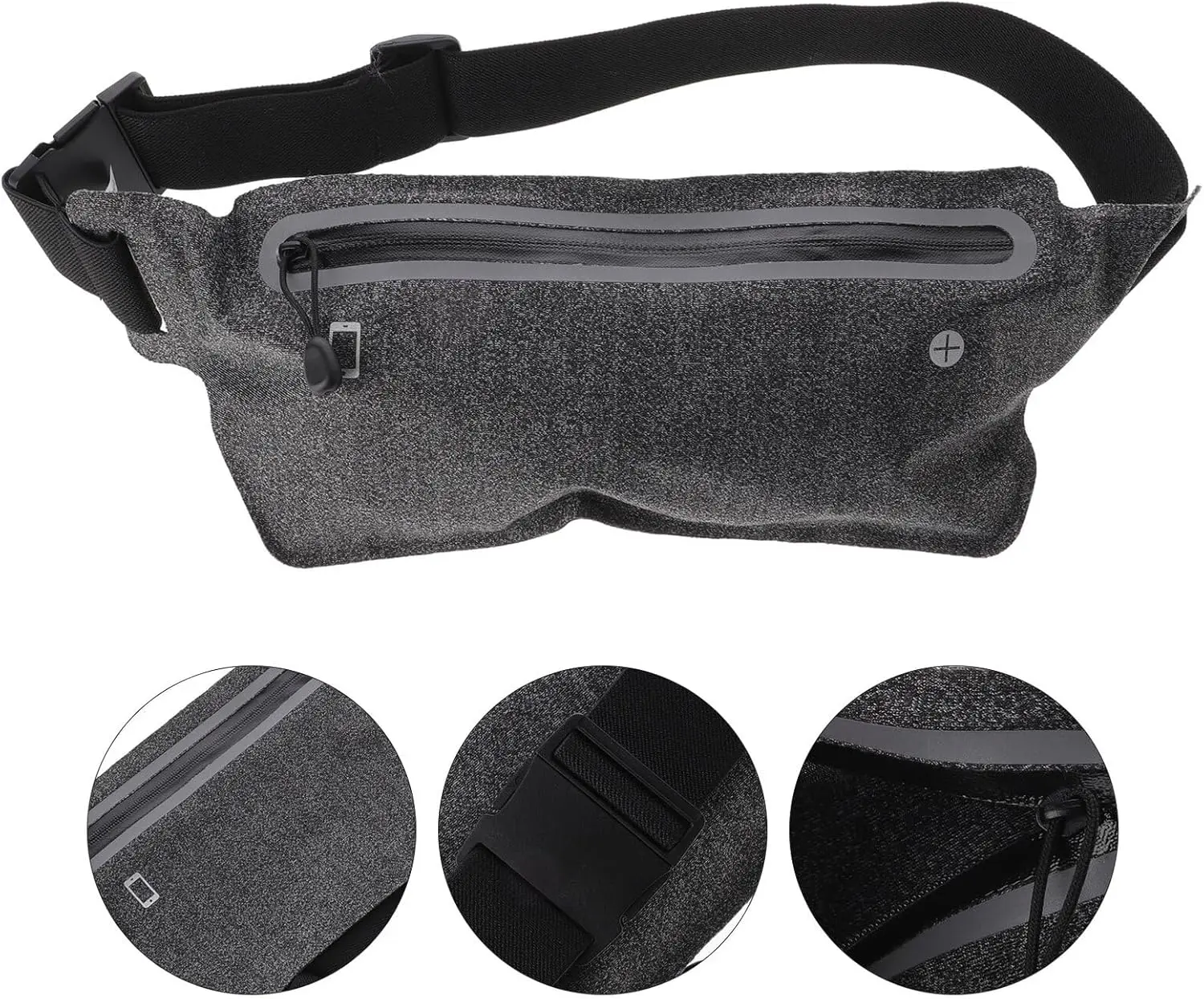 Ультратонкая светоотражающая поясная сумка для бега с камуфляжем - Фотография_4