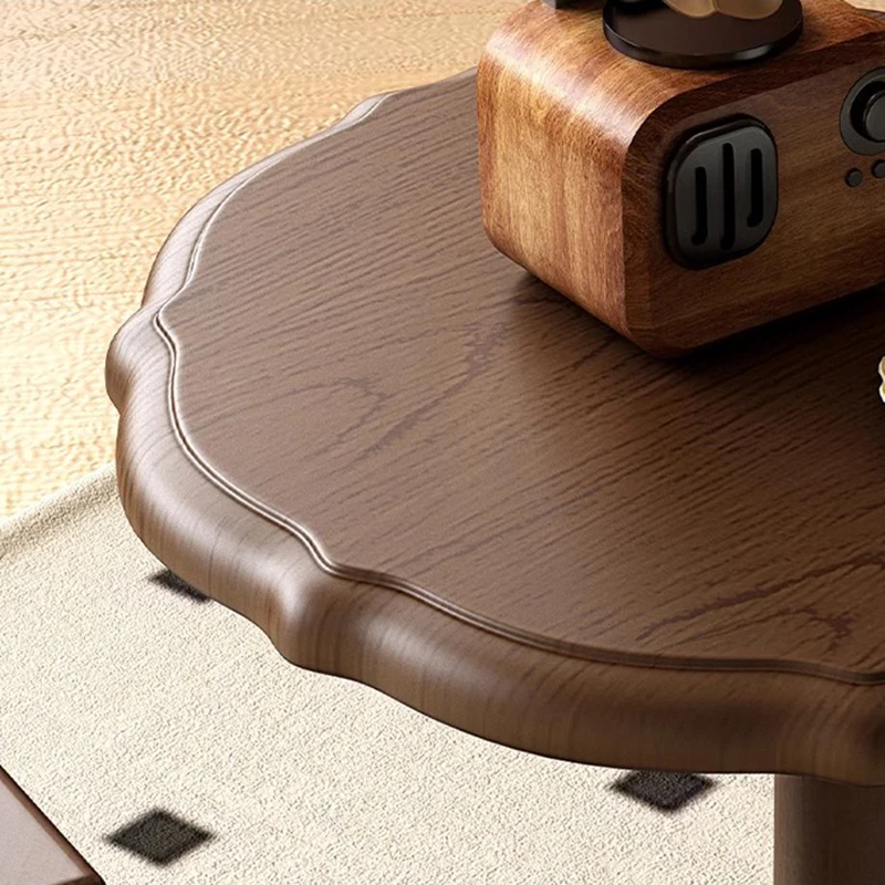 Круглый журнальный столик из массива дерева - Фотография_6