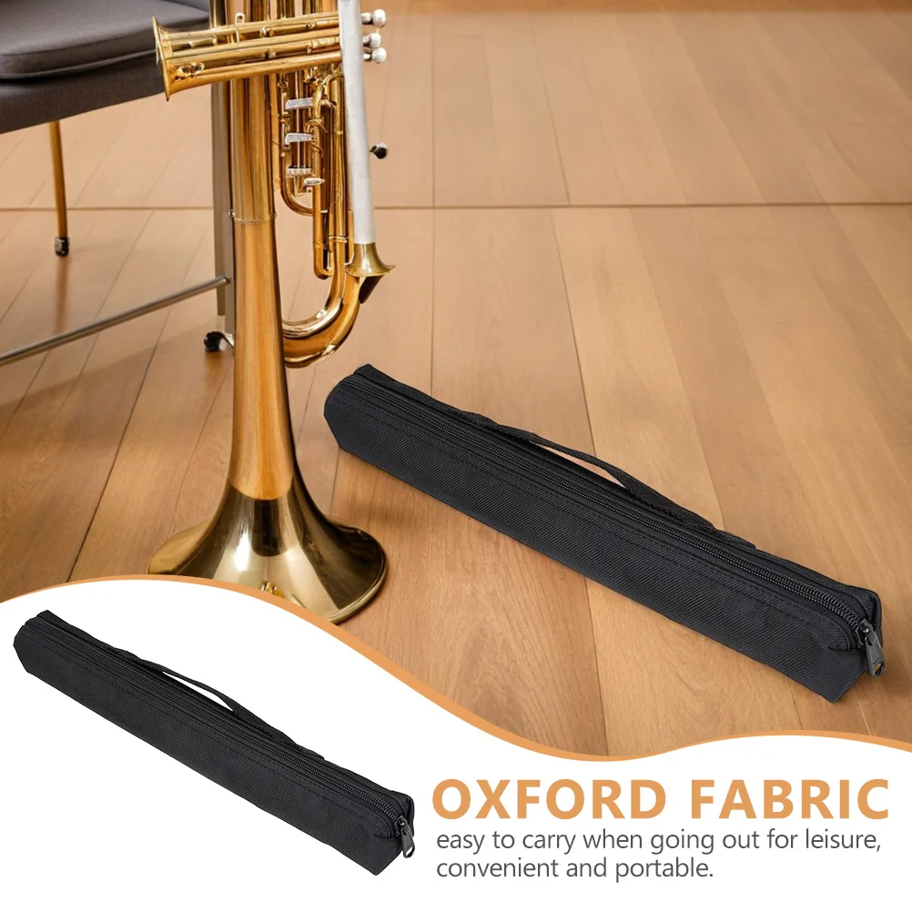 Прочная черная сумка для переноски флейты - Фотография_3