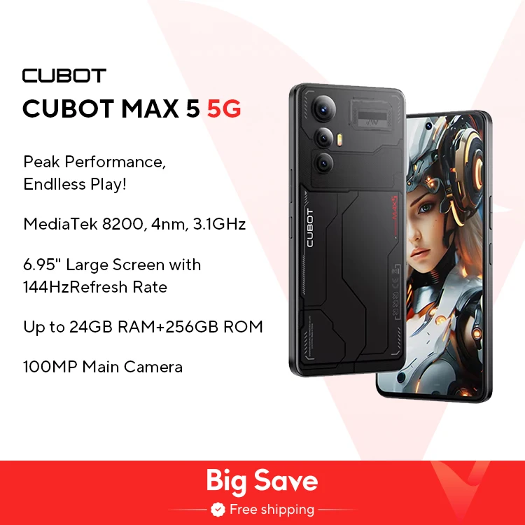 [мировая премьера] cubot max 5