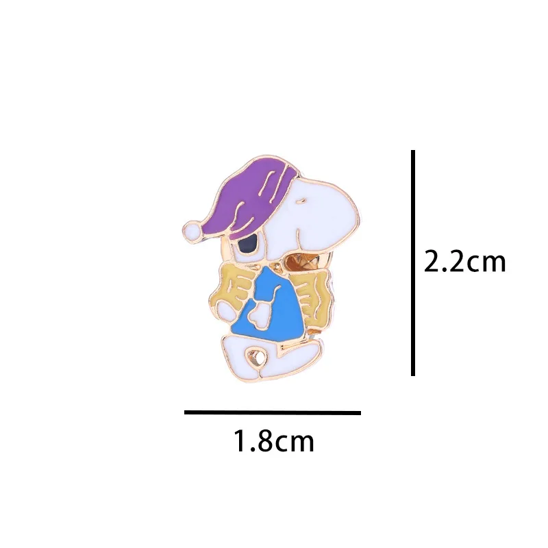 Kawaii snoopy брошь мультфильм - Фотография_4