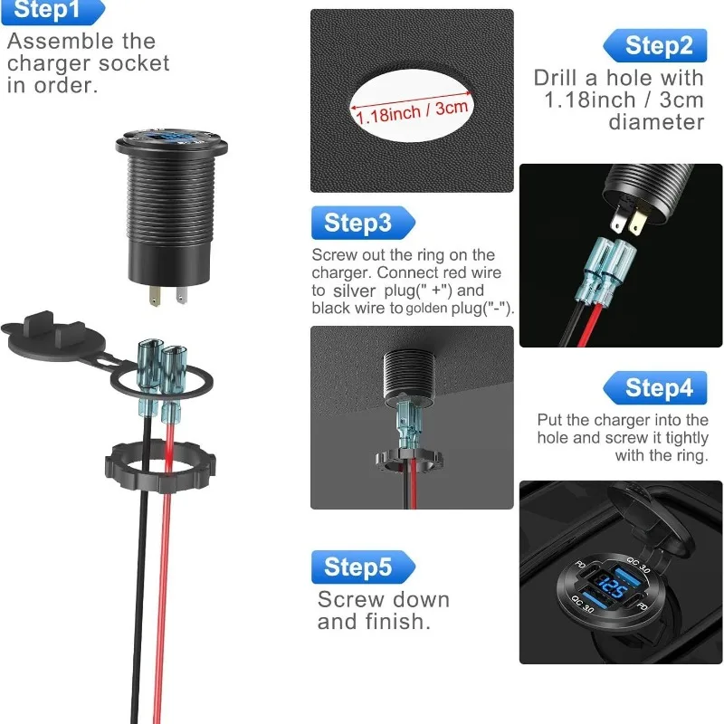 4-портовое интеллектуальное автомобильное - Фотография_4