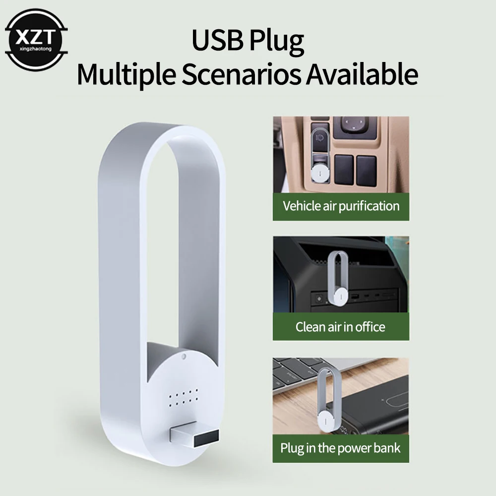 Usb-очиститель воздуха с отрицательными ионами для удаления дыма и пыли