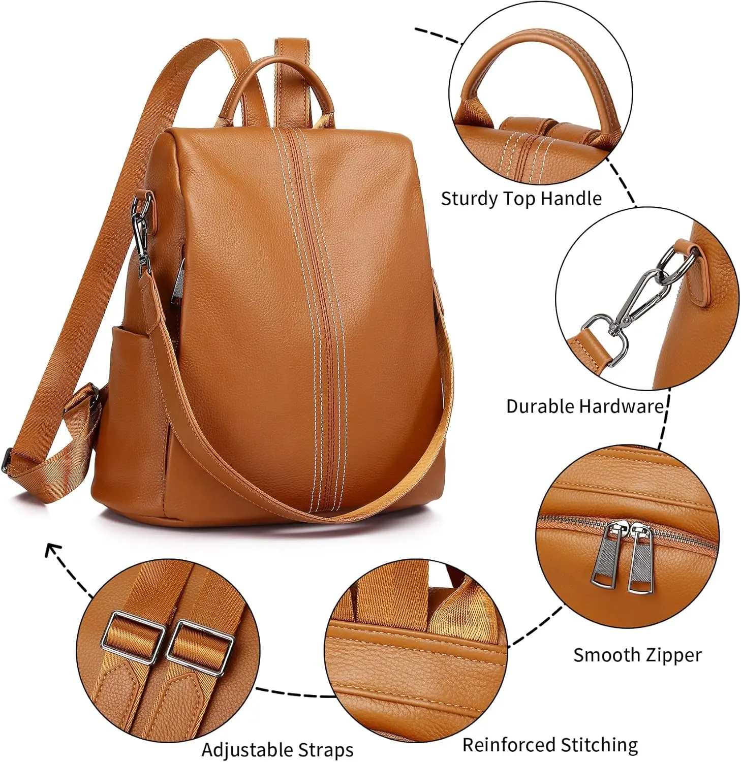 Рюкзак из натуральной кожи - Фотография_4