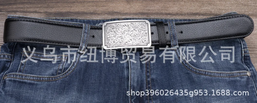 Хороший пояс с пряжкой нежный узор в стиле ретро - Фотография_5