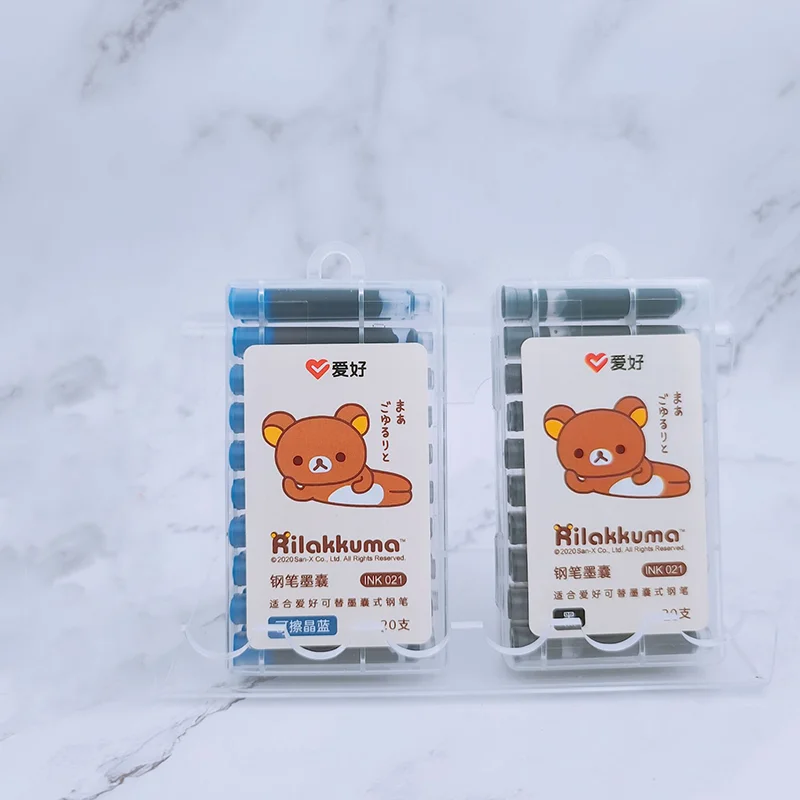 Чернильная ручка aihao ink021 rilakkuma со стираемыми синими чернилами