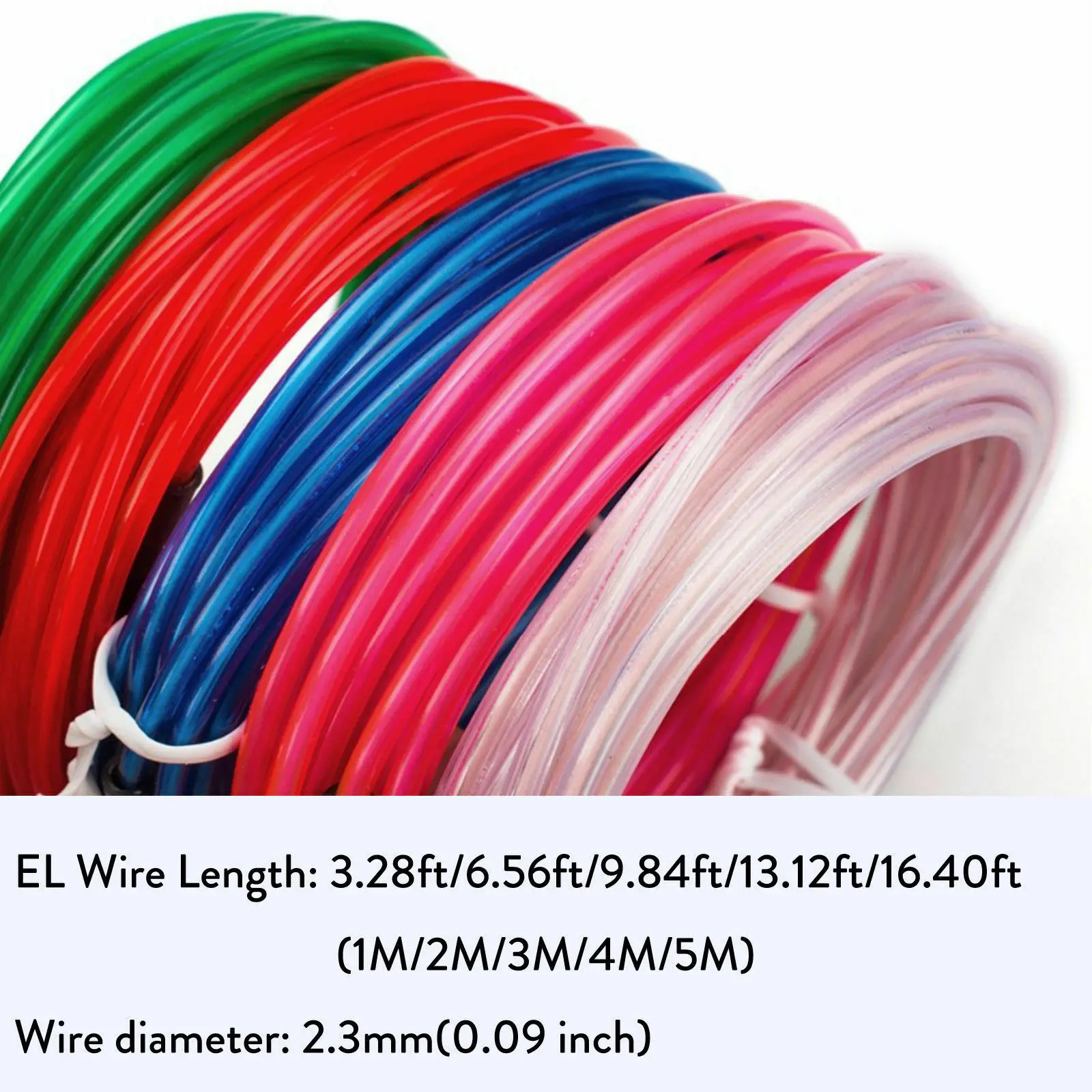 El wire 5 м 4 м 3 м 2 м 1 м светодиодная - Фотография_2