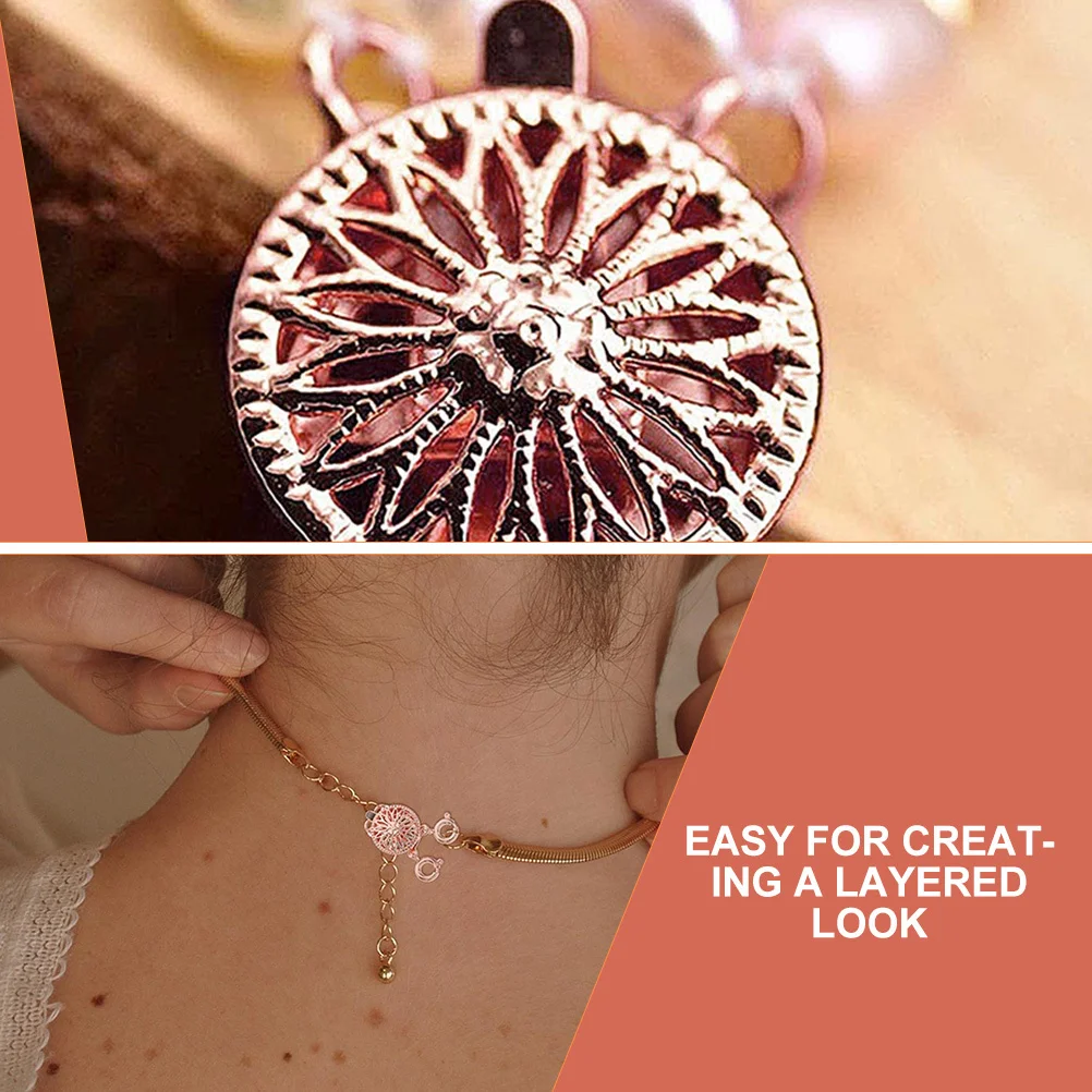 Многослойные застежки для ожерелья