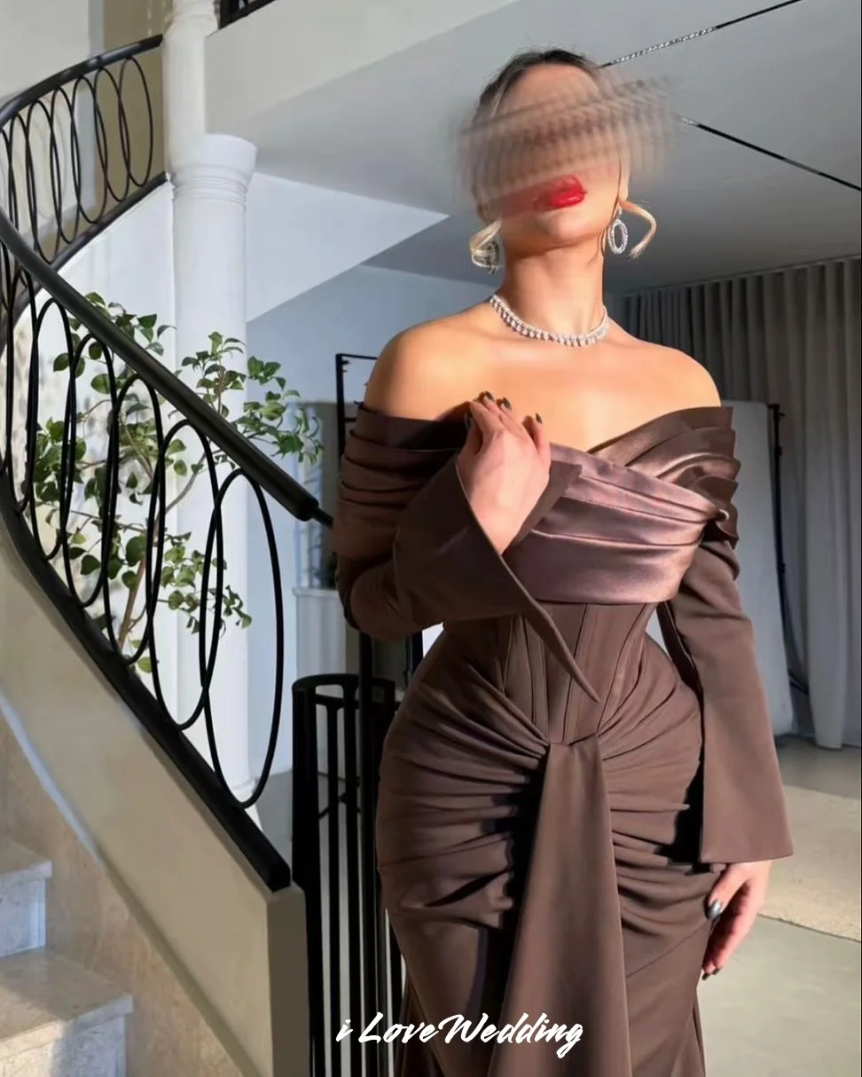 Коричневые платья для выпускного - Фотография_2