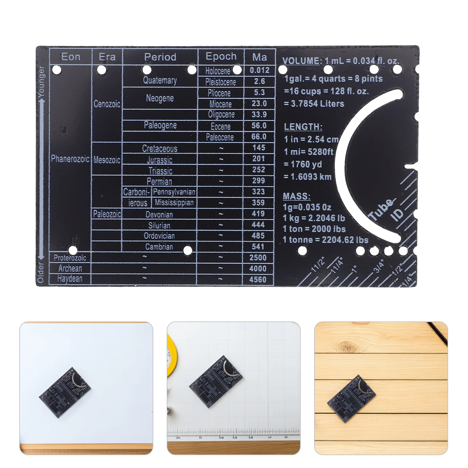 Карманная инженерная линейка из нержавеющей стали 15 см