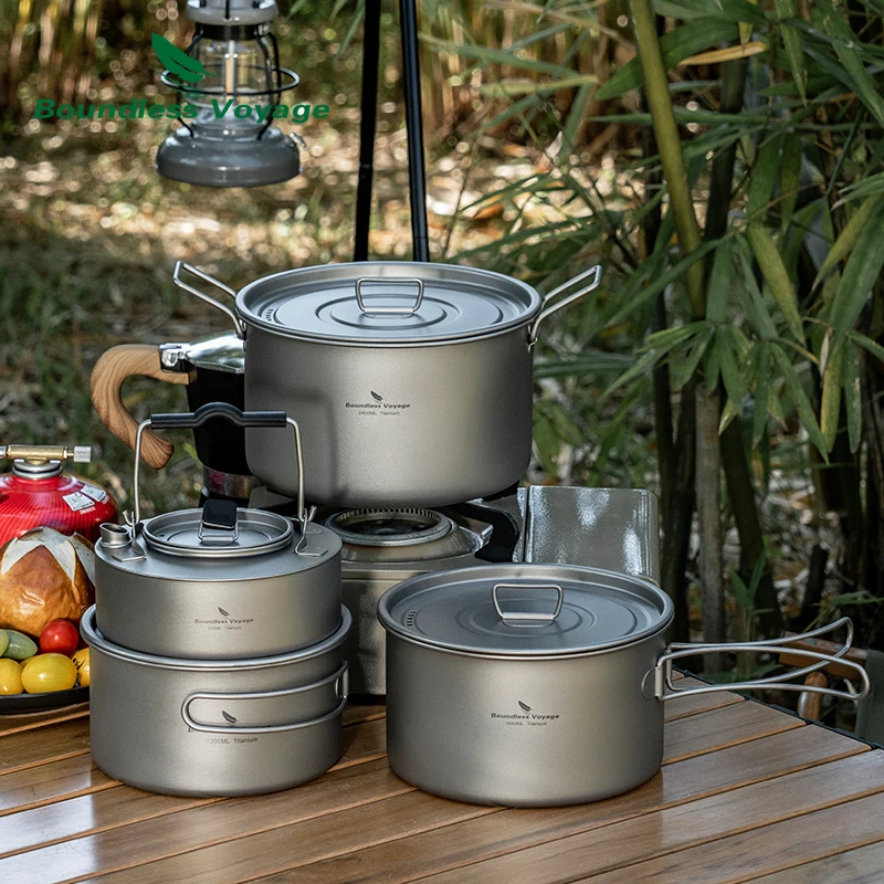 Boundless voyage titanium pot stockpot - Фотография_5