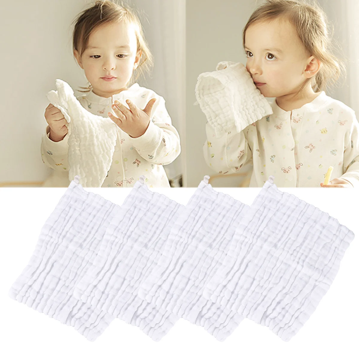 6-слойные муслиновые салфетки из чистого хлопка для отрыжки - Фотография_3