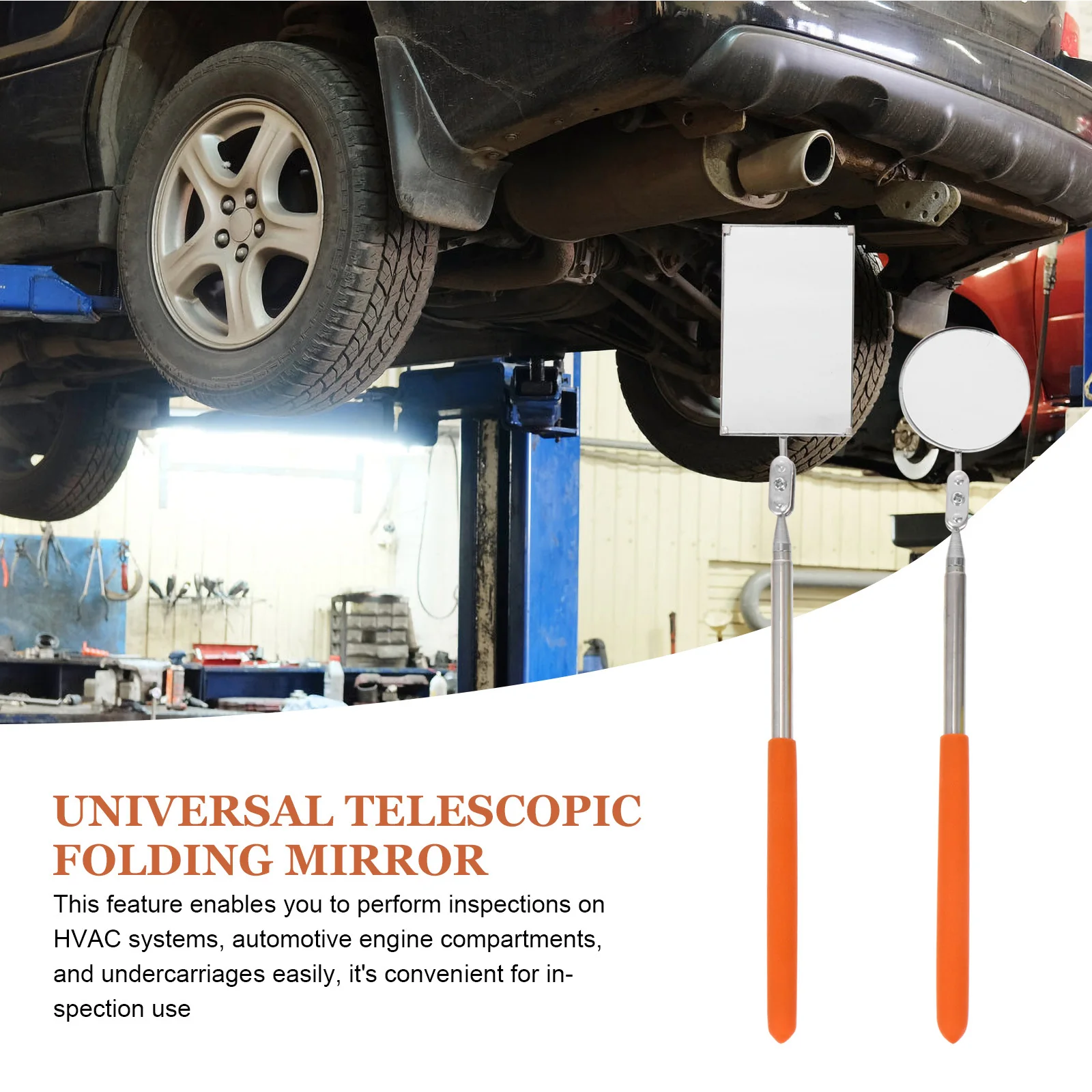 Поворотное инспекционное зеркало для автомобиля - Фотография_3