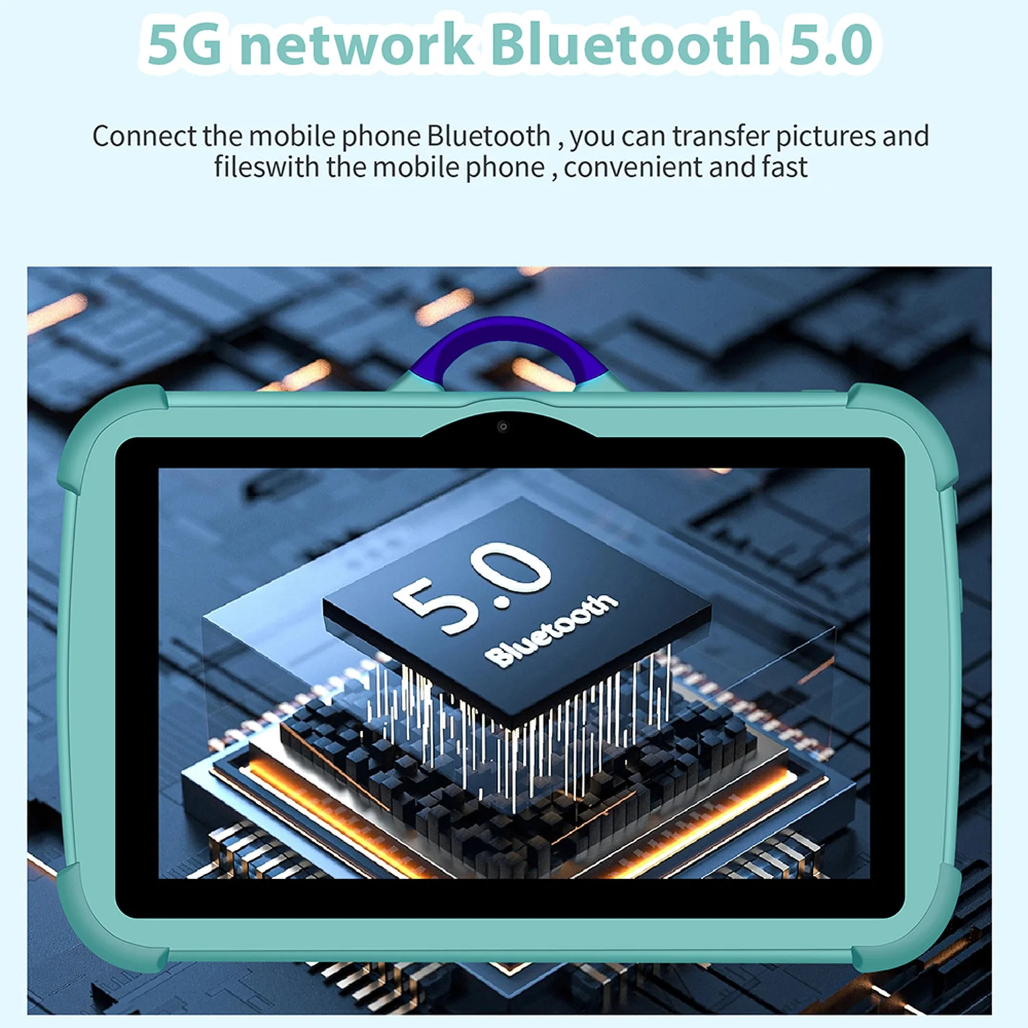 Новые детские планшеты c8 7 дюймов 5g wi-fi для учебы - Фотография_4