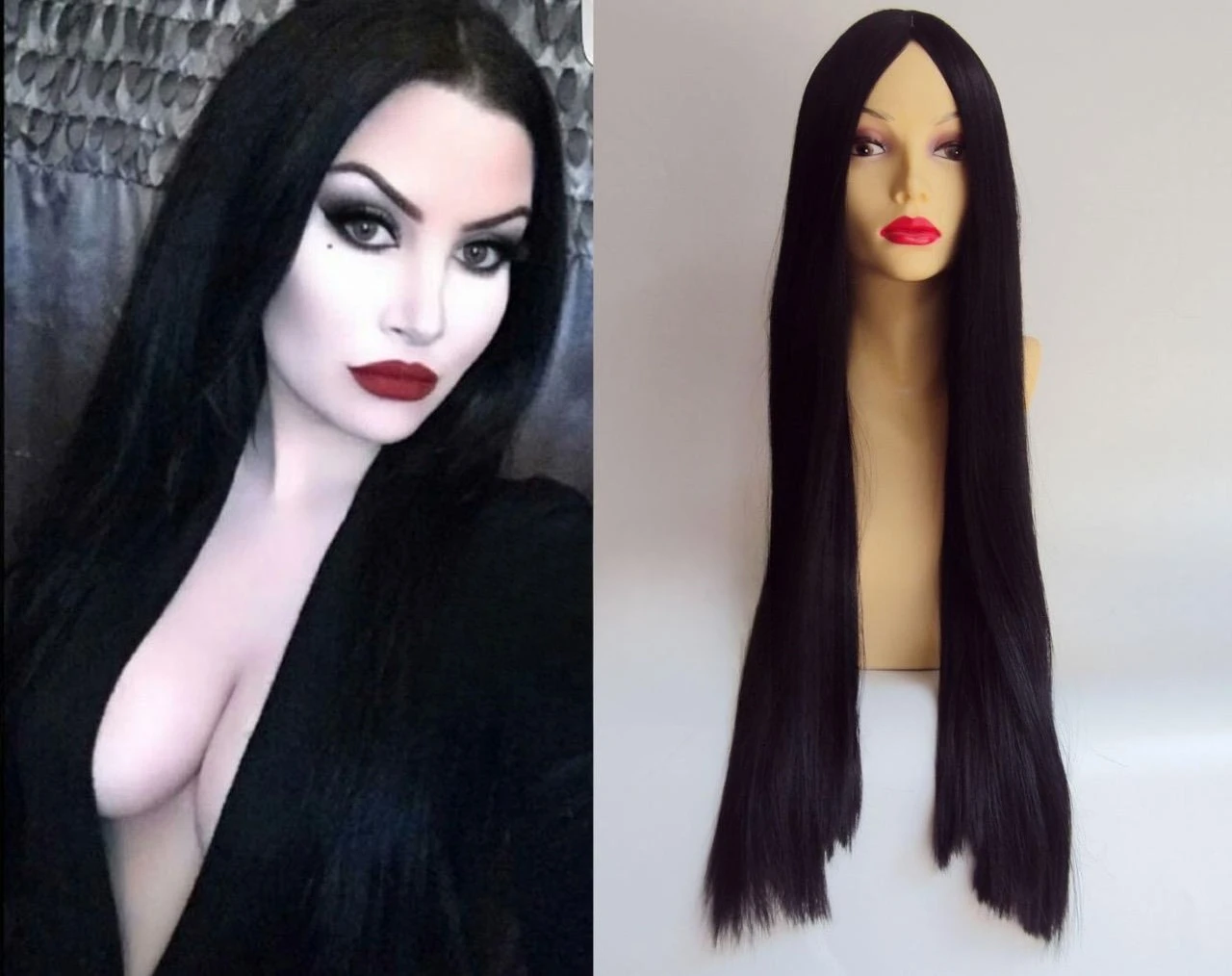 Deluxe morticia addams family длинный
