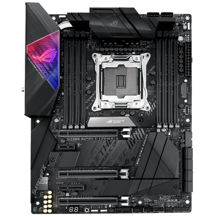 Rog strix x299-e игровая материнская плата gaming ii atx (x299) lga 2066 - Фотография_2
