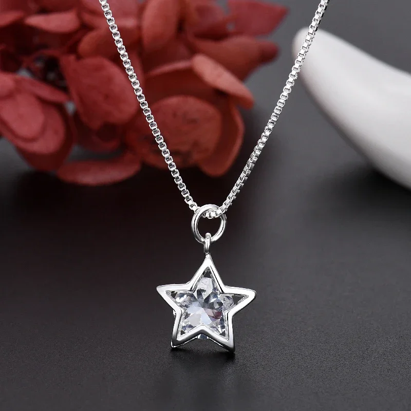 Ожерелье женское из серебра 925
