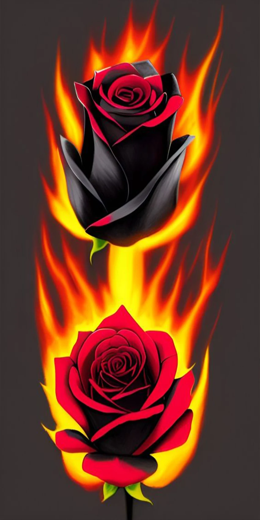 Противоскользящая наклейка fire rose desire для электрического скутера - Фотография_4