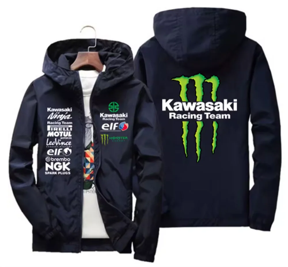 Куртка гоночной команды с логотипом kawasaki - Фотография_4