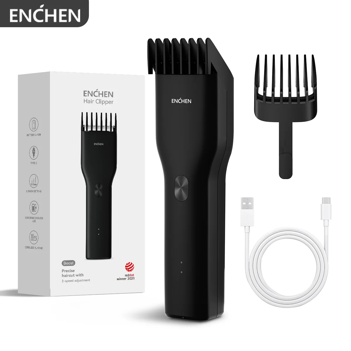 Enchen boost-b триммер для волос для мужчин и детей