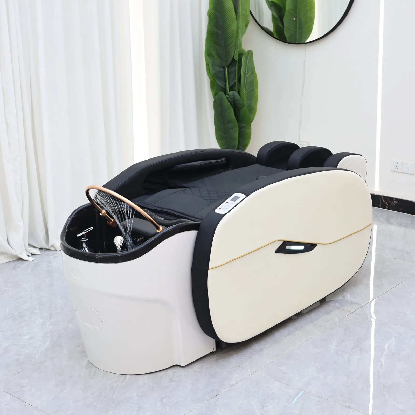 Умная массажная кровать с шампунем