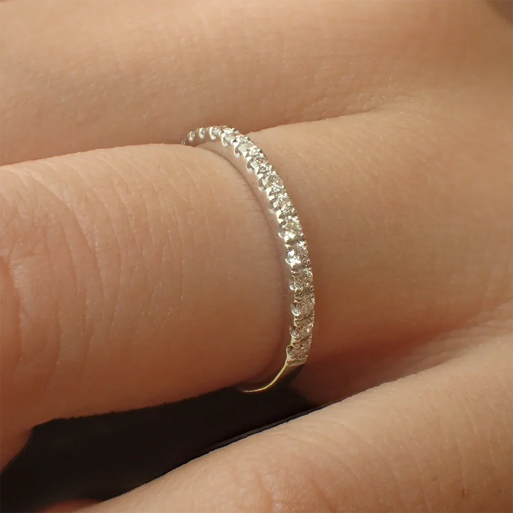 Кольца с микро-паве eternity band 1 - Фотография_3