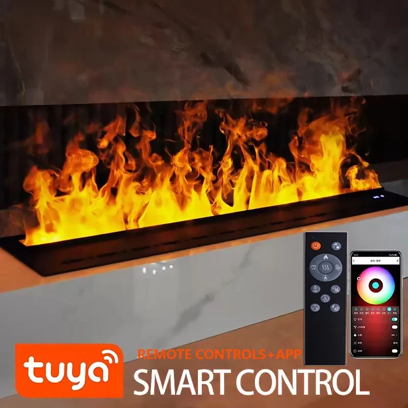 3d распыленный камин с красочным - Фотография_3