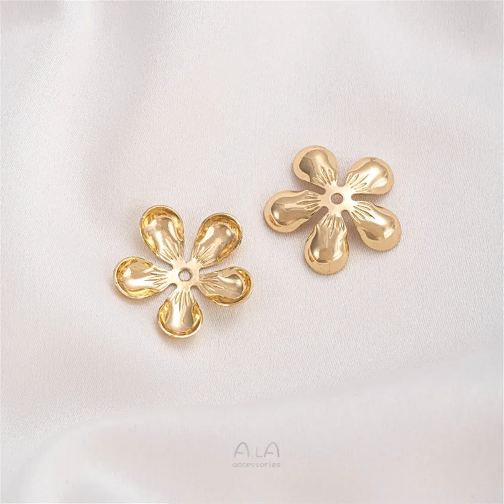 14k real gold plated handmade stamen - Фотография_6