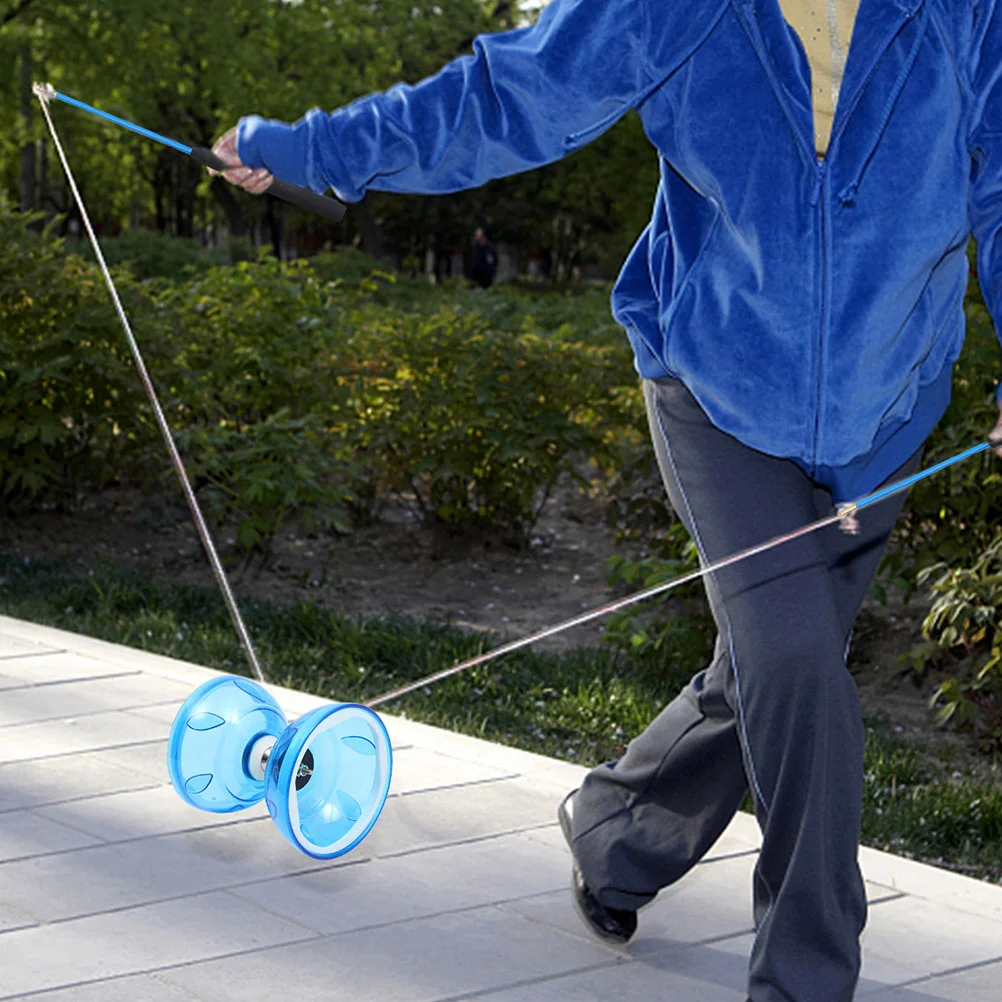 1 комплект, прозрачные игрушки diabolo yoyo на открытом воздухе - Фотография_4