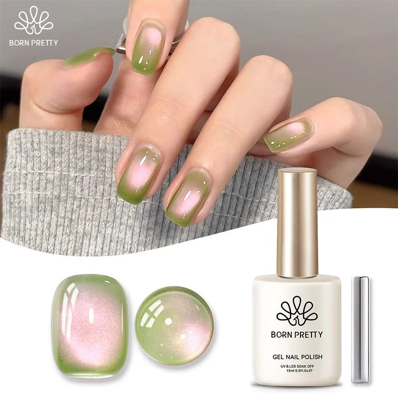 Мл guava green cat магнитный гель с блеском