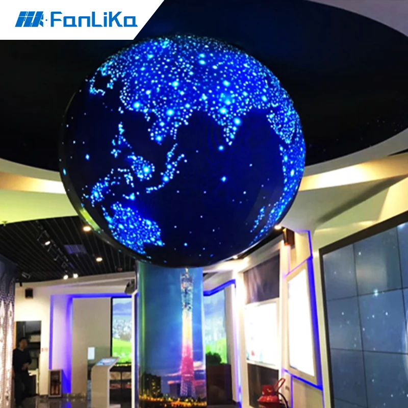 Сферический светодиодный дисплей диаметром p1 - Фотография_4