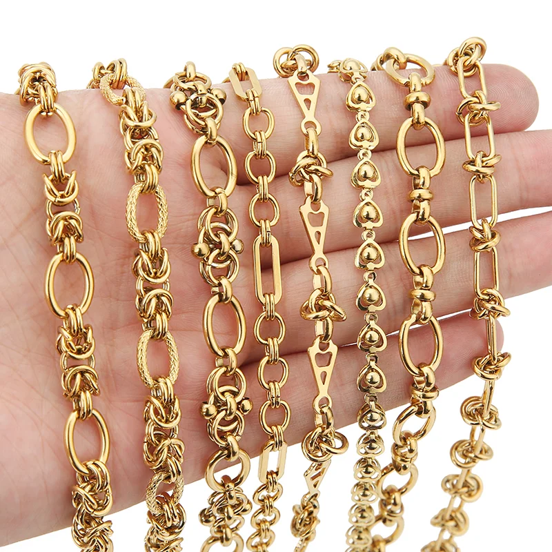 1 метр pvd позолоченная нержавеющая