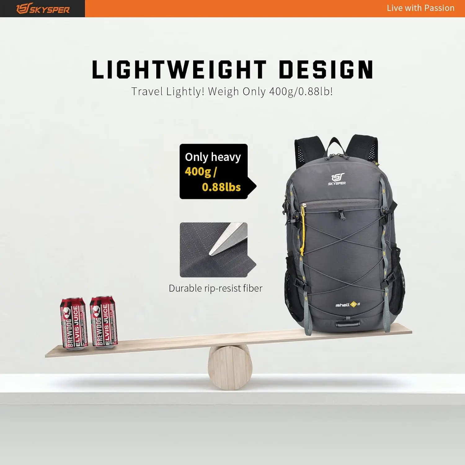 Skysper компактный походный рюкзак - Фотография_2