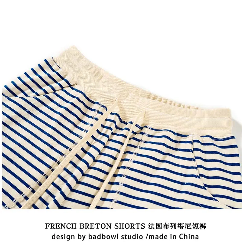 Мужские укороченные брюки свободного покроя из 100% хлопка в стиле ретро - Фотография_4