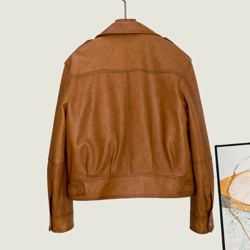 Женская куртка из натуральной овечьей кожи - Фотография_2