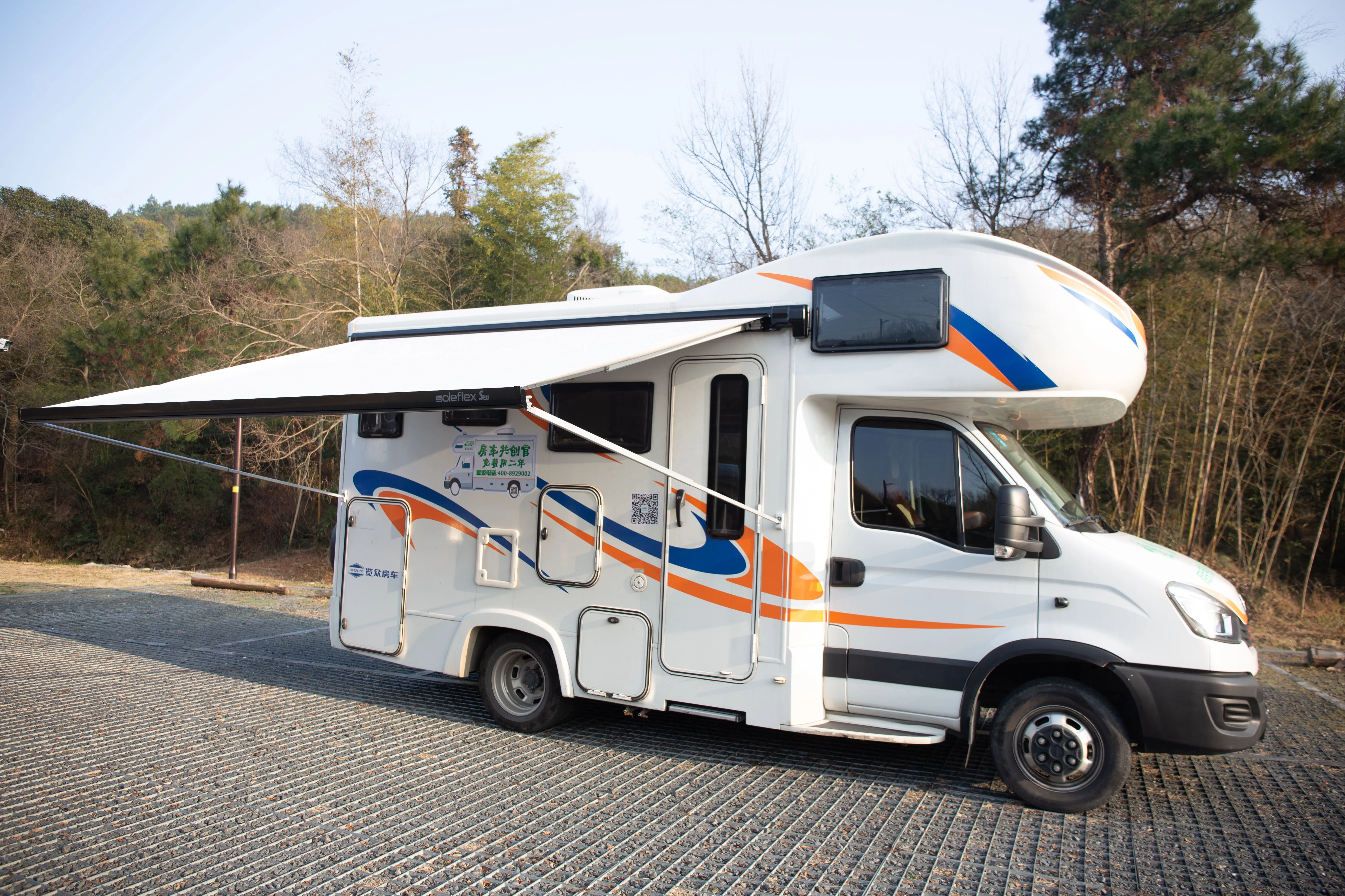 Stlf soleflex s27 светодиодный боковой тент для автофургона - Фотография_5