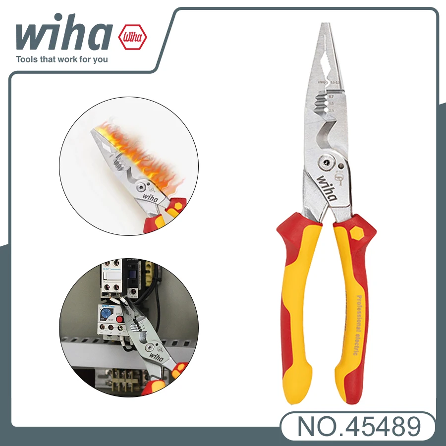 Оригинальные многоцелевые плоскогубцы wiha 8-в-1
