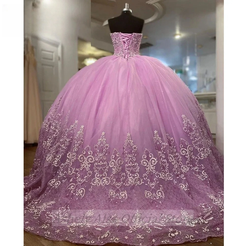 Сиреневое платье quinceanera по - Фотография_6
