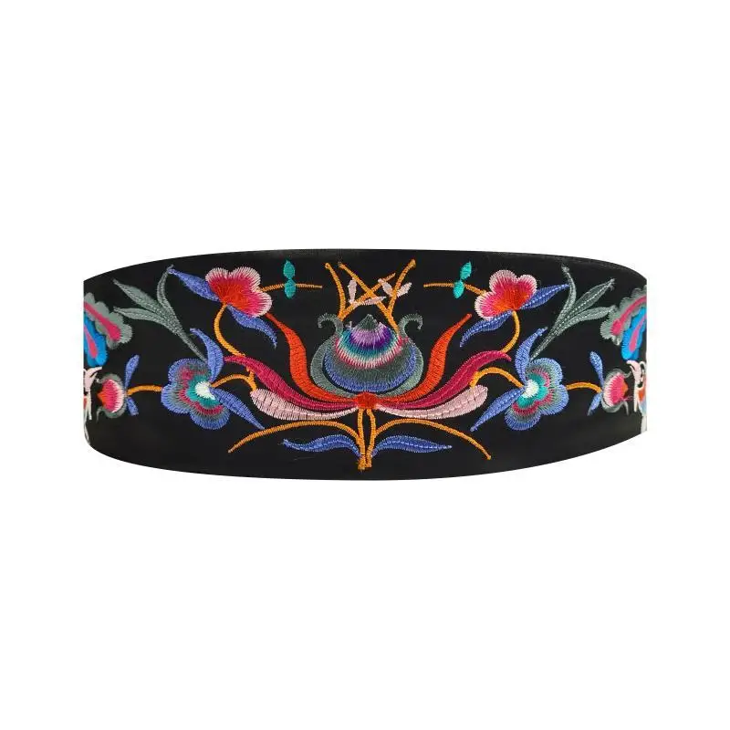 Пояс в китайском стиле с ручной вышивкой - Фотография_2