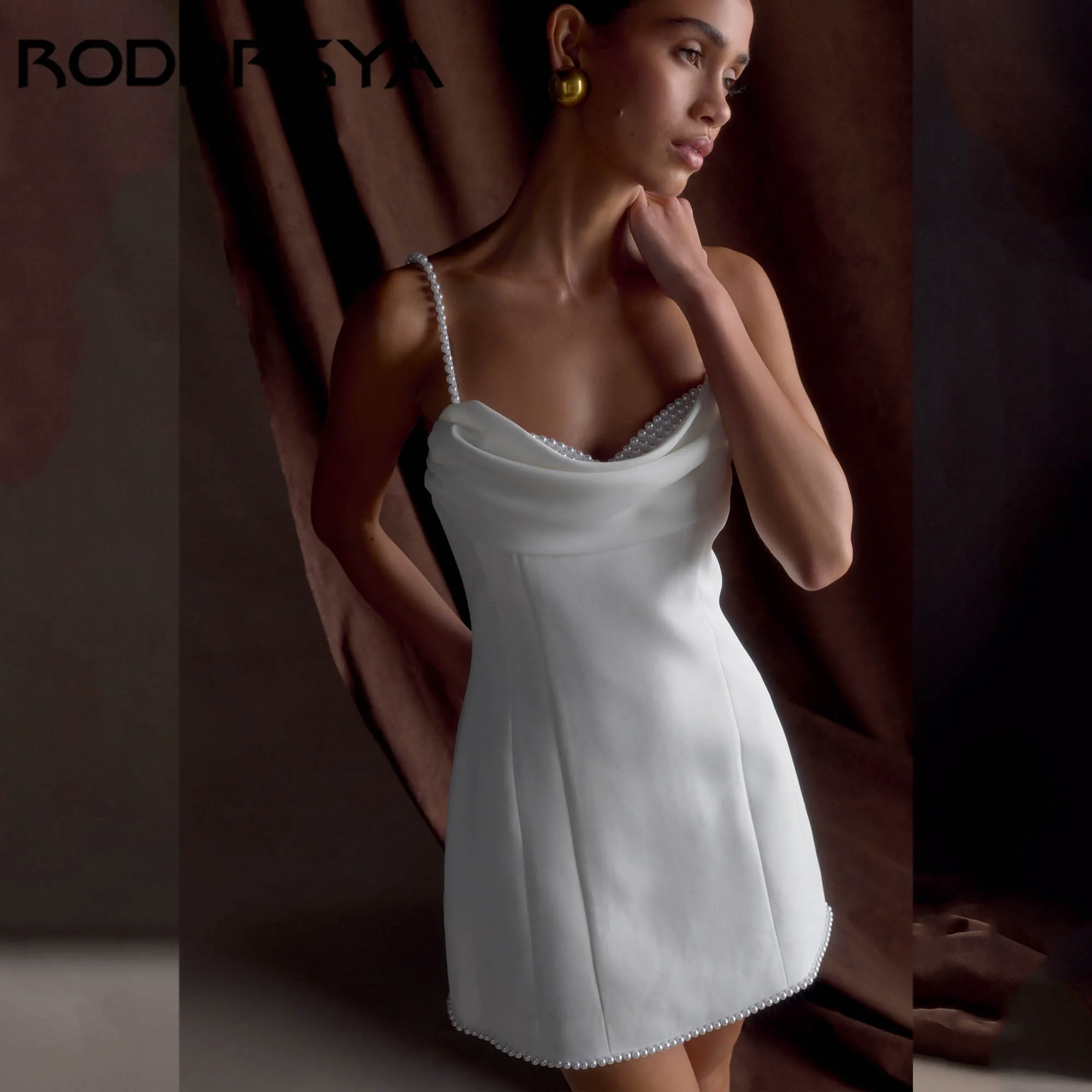 Roddrsya мини-жемчужное свадебное платье - Фотография_3