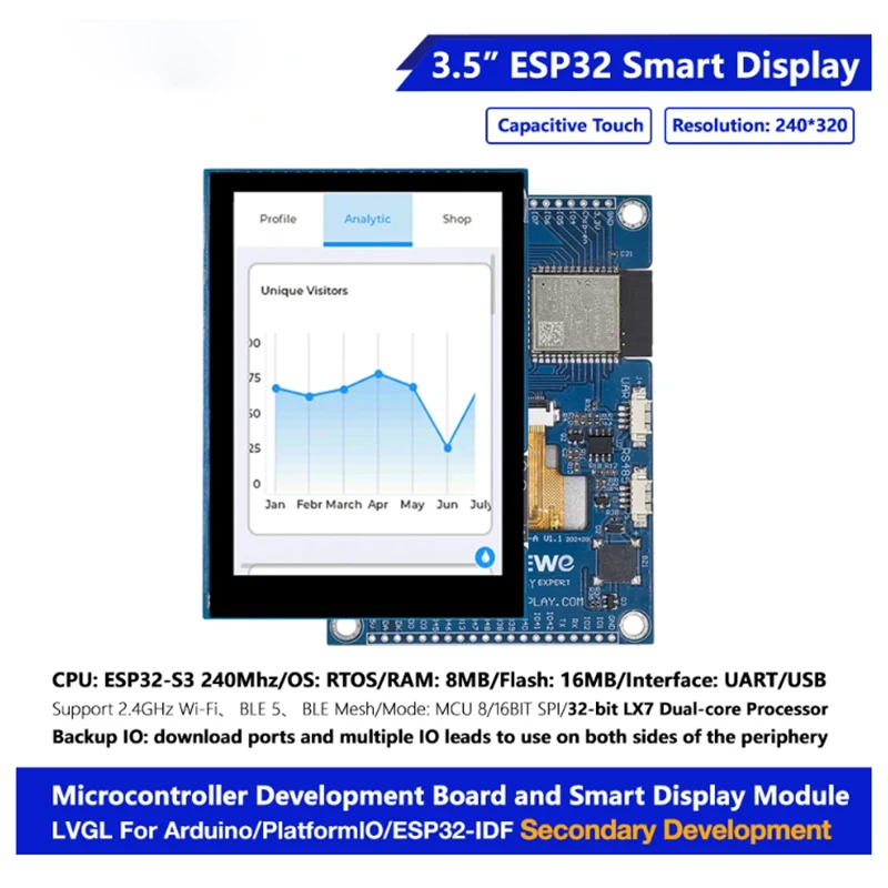 Esp32-s3 lvgl wifi & bles hmi - Фотография_5