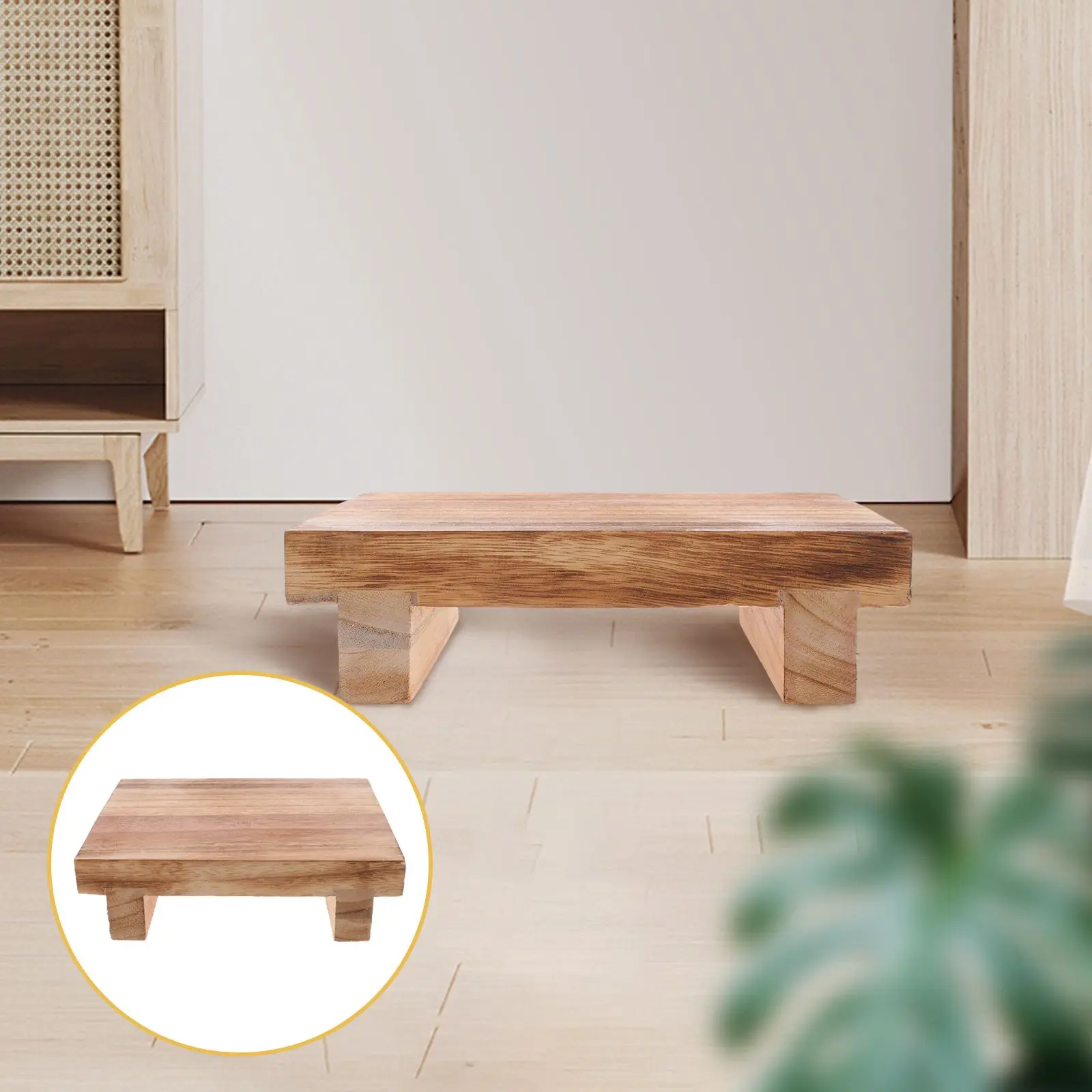 Легкий деревянный табурет-ступенька для эргономичной подставки для ног - Фотография_6